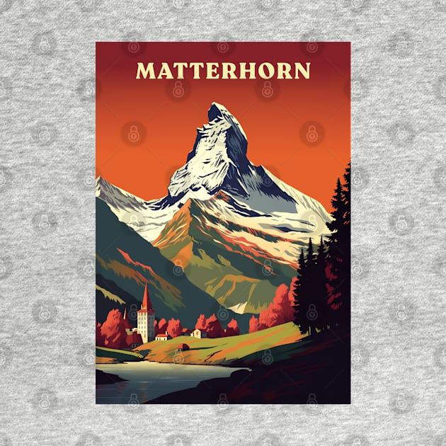 Matterhorn by Retro Travel Design